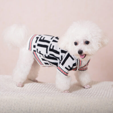 강아지 니트 스웨터 PET003 펫 케이블 카디건 소형견 터틀넥 방한복