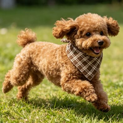 강아지 고양이 체크 삼각 스카프 PET029 체크 패턴 양면 스냅 버튼 삼각 반다나 펫 스카프 턱받이