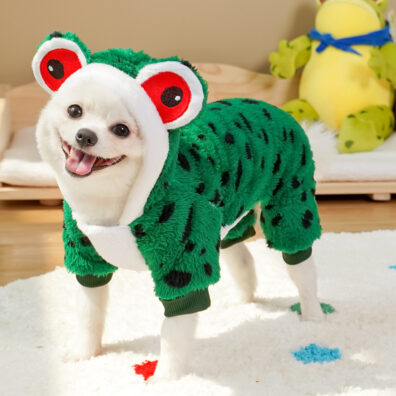 강아지 겨울 코스튬 PET041 귀여운 동물 캐릭터 방한 올인원 반려동물 코스프레 의상